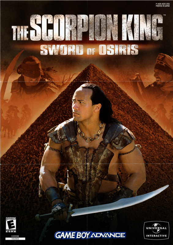 Extras for The Scorpion King: Sword of Osiris (Game Boy Advance): Fold-Out Poster - Front