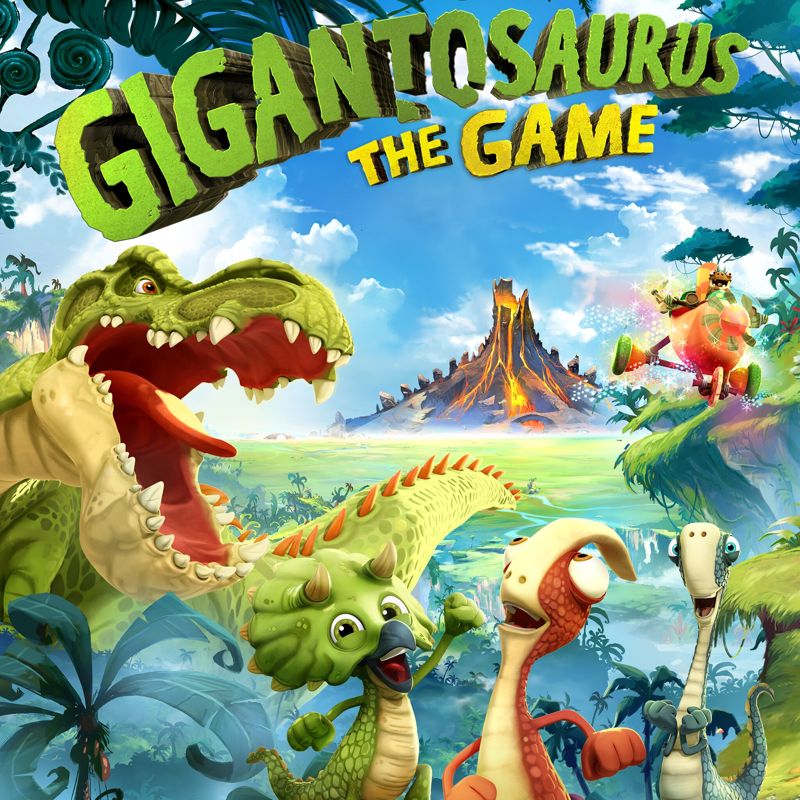 Front Cover for Gigantosaurus: The Game (PlayStation 4) (download release)