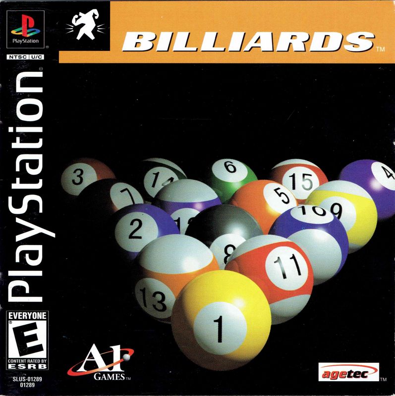 Front Cover for Billiards (PlayStation)