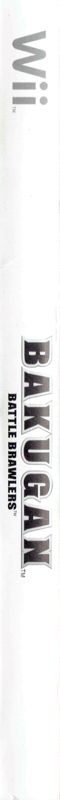 Spine/Sides for Bakugan: Battle Brawlers (Wii) (Wal-Mart version, game disc data is identical to a normal NTSC copy)