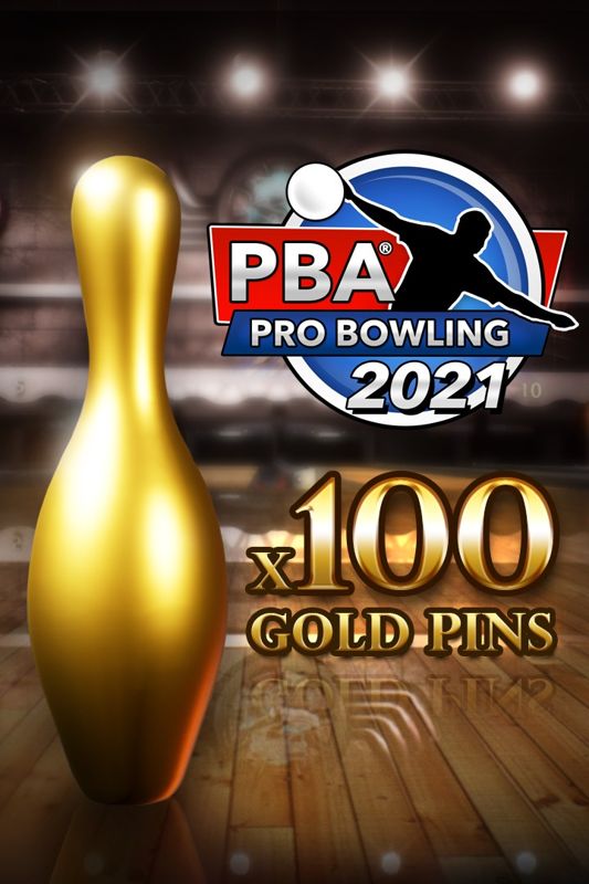 Front Cover for PBA Pro Bowling 2021: x100 Gold Pins (Xbox One and Xbox Series) (download release)