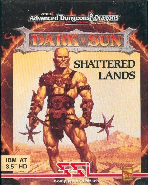 Front Cover for Dark Sun: Shattered Lands (DOS)