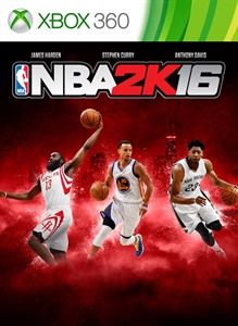 Front Cover for NBA 2K16 (Xbox 360) (Games on Demand release)