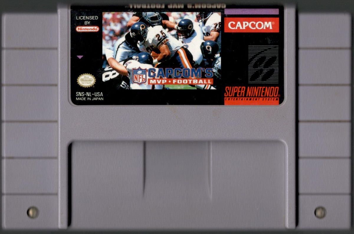 Media for Capcom's MVP Football (SNES)