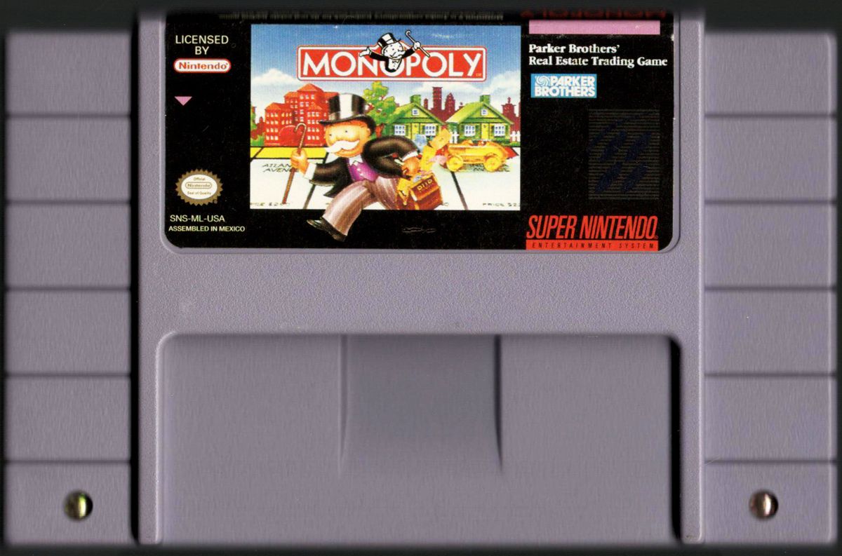 Media for Monopoly (SNES) (Assembled in Mexico): This is Assembled in Mexico, the other one is Made in Japan. It is a variation