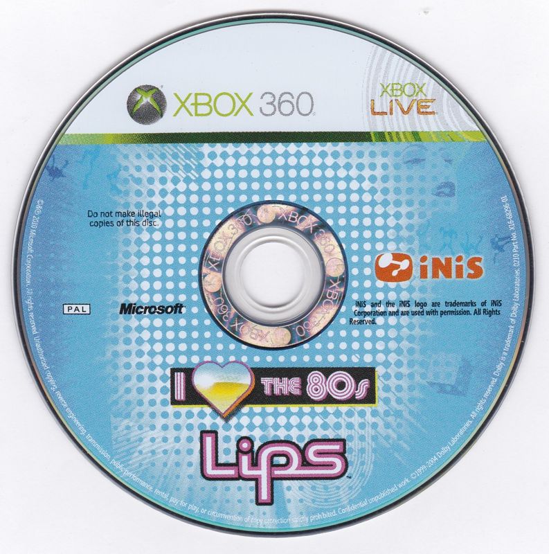 Media for Lips: I ♥ the 80s (Xbox 360)