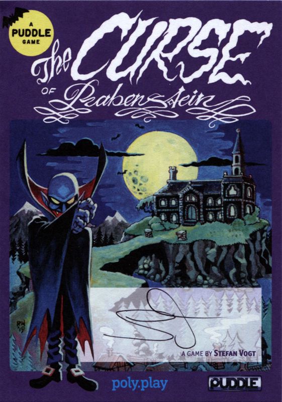 Extras for The Curse of Rabenstein (Collector's Edition) (Atari ST): Signed card