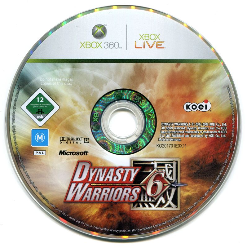 Media for Dynasty Warriors 6 (Xbox 360)