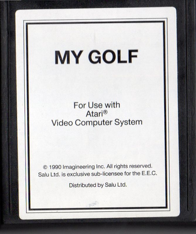 Media for My Golf (Atari 2600)
