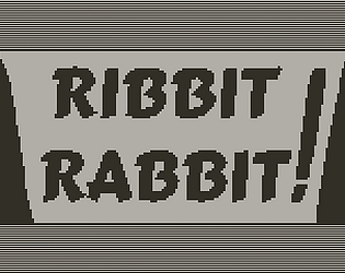 Front Cover for Ribbit Rabbit! (Playdate) (itch.io release)