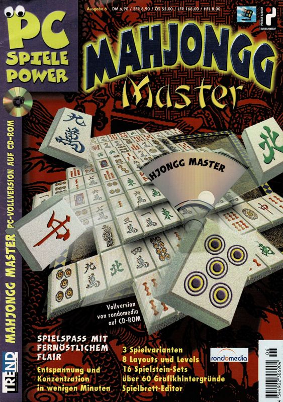 Front Cover for MahJongg Master (Windows) (PC Spiele Power release)