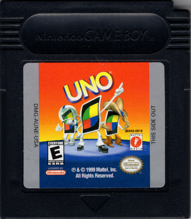 Uno cover or packaging material - MobyGames
