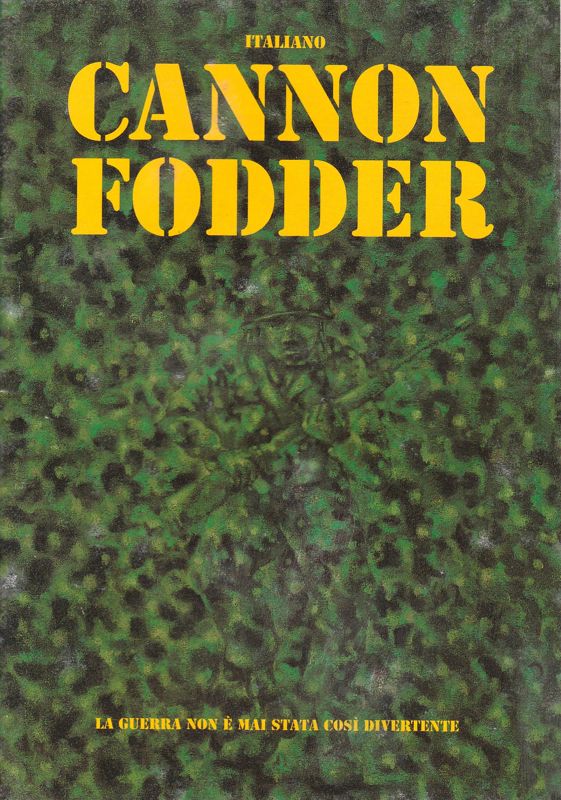 Manual for Cannon Fodder (Amiga)