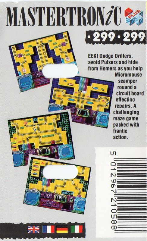 Back Cover for Micro Mouse (ZX Spectrum)
