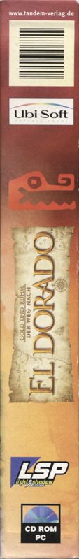 Spine/Sides for Gold and Glory: The Road to El Dorado (Windows) (Tandem Verlag release - Alternate article number): Front - Right