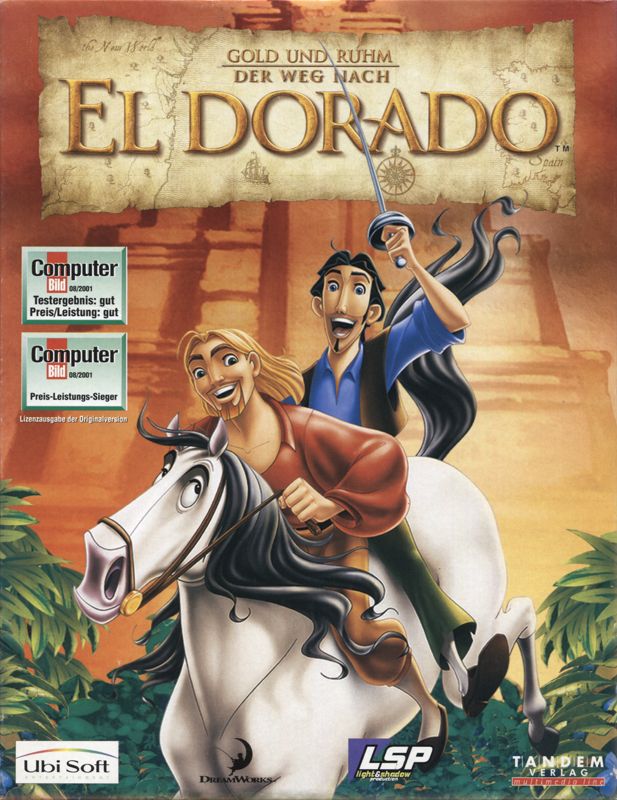Front Cover for Gold and Glory: The Road to El Dorado (Windows) (Tandem Verlag release - Alternate article number)