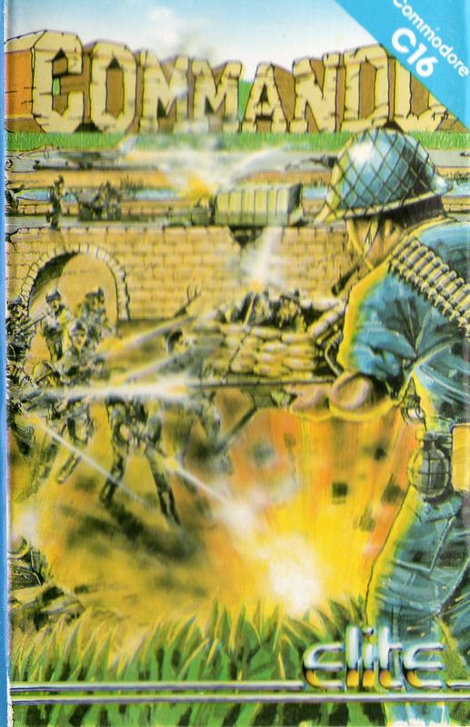 Front Cover for Commando (Commodore 16, Plus/4)