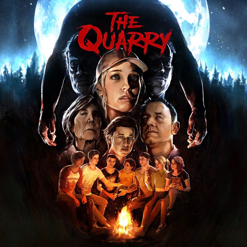 Front Cover for The Quarry (PlayStation 4 and PlayStation 5) (download release)