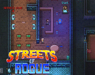 Front Cover for Streets of Rogue (Linux and Macintosh and Windows) (itch.io demo version)