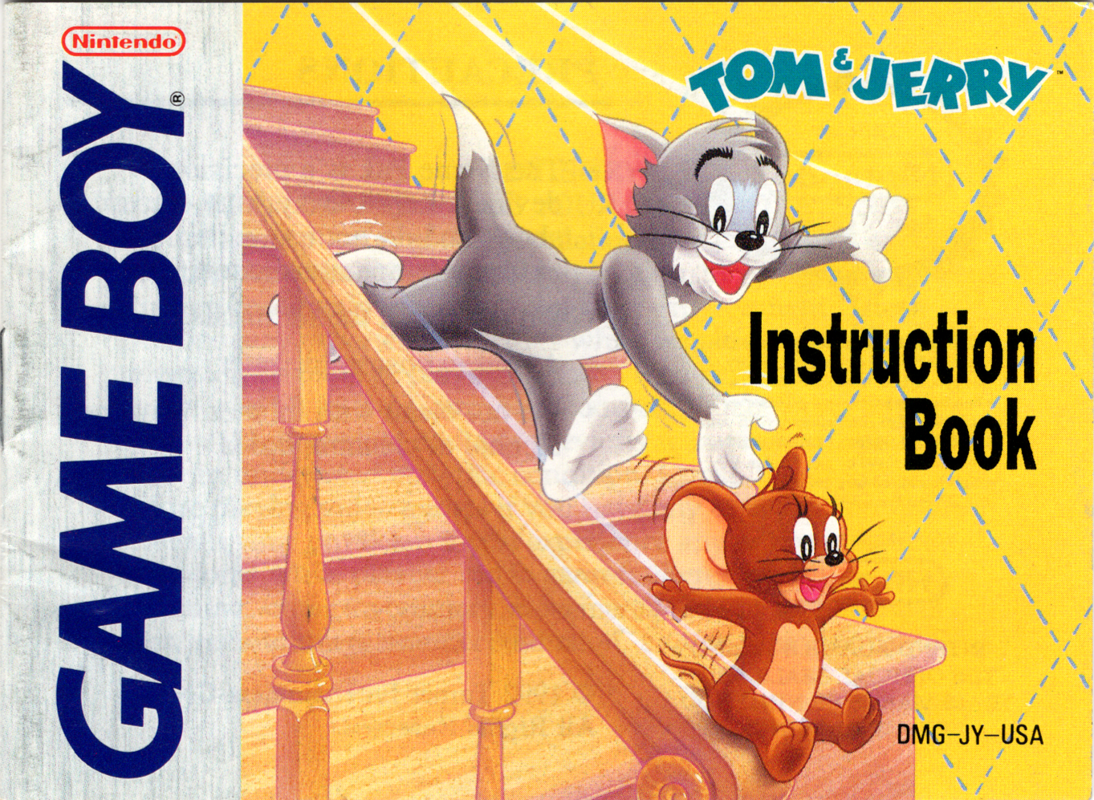 Manual for Tom & Jerry (Game Boy): Front