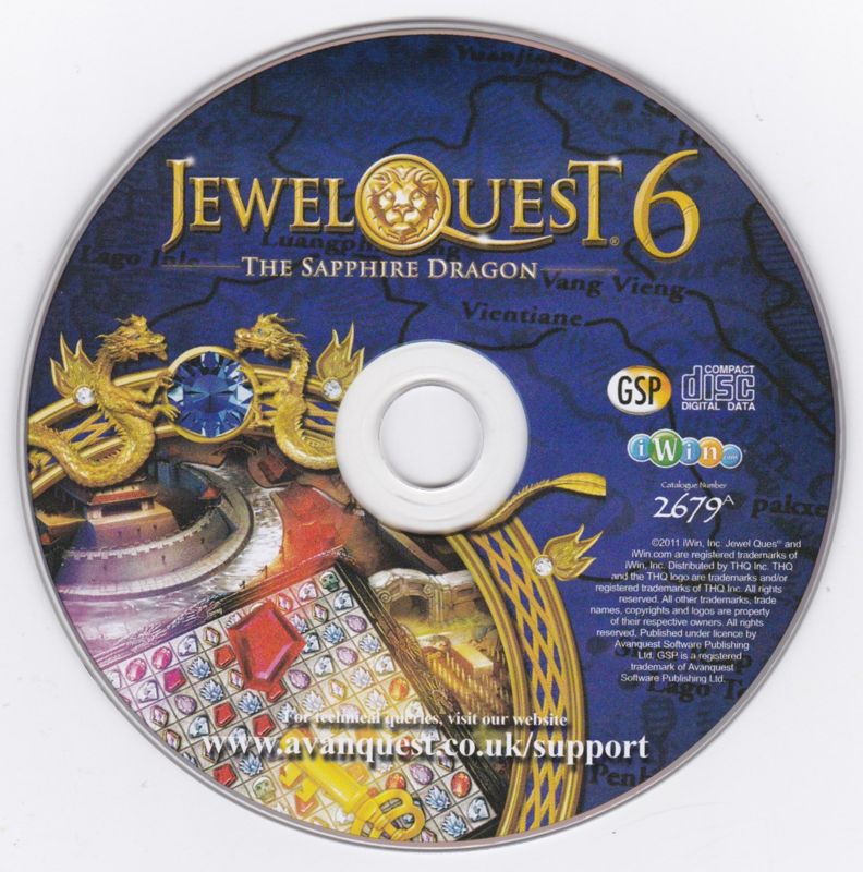 Media for Jewel Quest: The Sapphire Dragon (Windows)