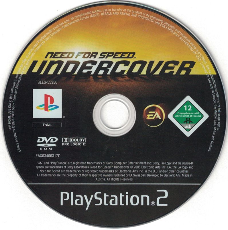 Media for Need for Speed: Undercover (PlayStation 2)