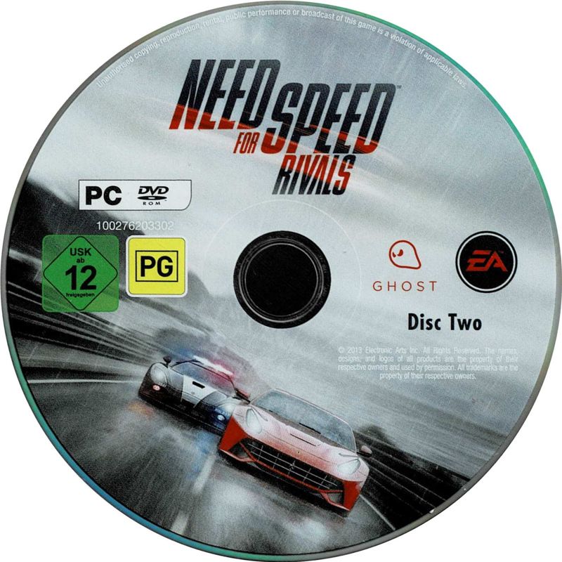 PS3 Original Used Game Need For Speed Rivals