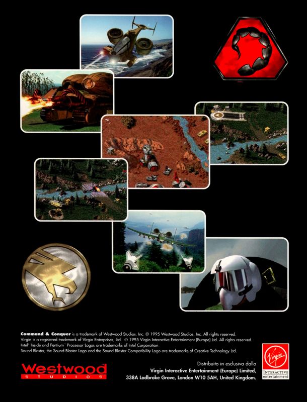 Manual for Command & Conquer (DOS): Italian - Back