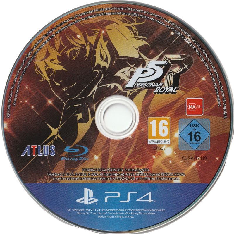 Media for Persona 5: Royal (PlayStation 4)