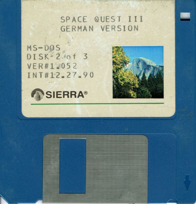 Media for Space Quest III: The Pirates of Pestulon (DOS): Disk 2