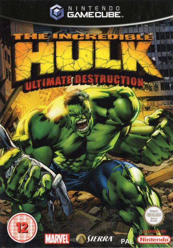 Front Cover for The Incredible Hulk: Ultimate Destruction (GameCube)