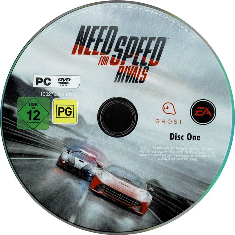 Media for Need for Speed: Rivals (Windows): Disc 1