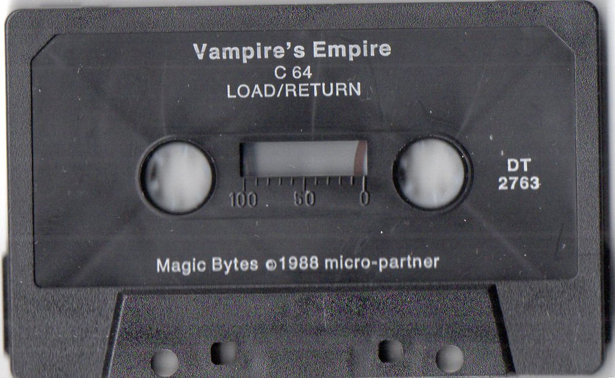 Media for Vampire's Empire (Commodore 64) (Plastic Case)