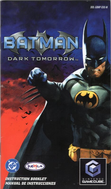 Manual for Batman: Dark Tomorrow (GameCube)
