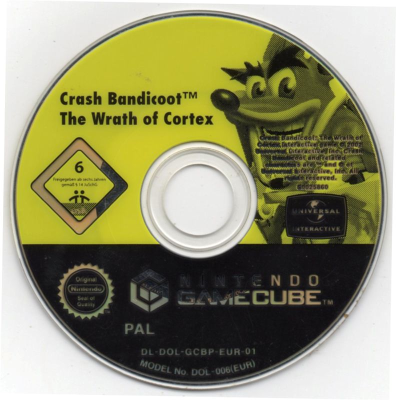 Media for Crash Bandicoot: The Wrath of Cortex (GameCube)