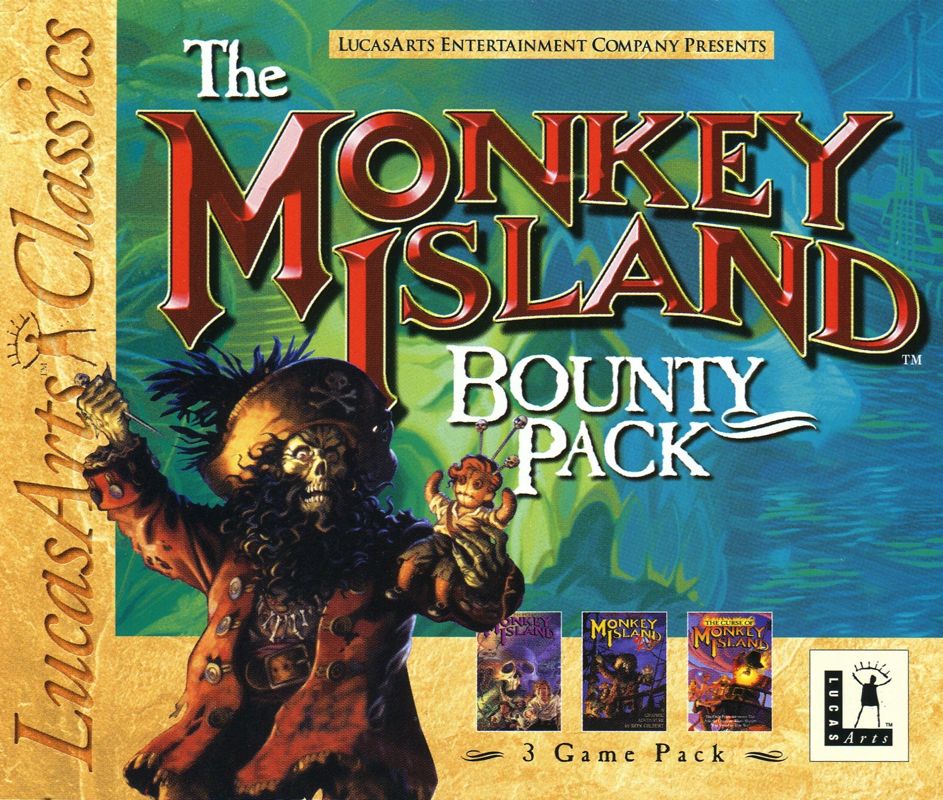 Other for The Curse of Monkey Island (DOS and Windows): Jewel Case - Front