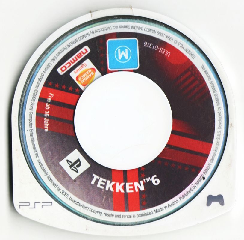 Media for Tekken 6 (PSP) (Essentials release)