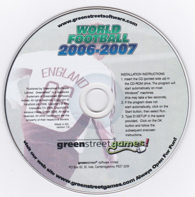 Media for World Football 2006-2007 (Windows)