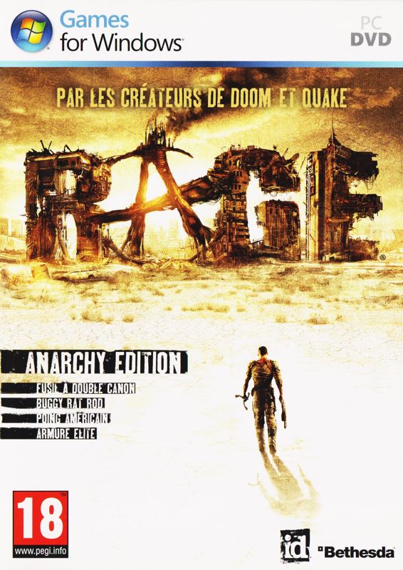 Front Cover for Rage (Anarchy Edition) (Windows)