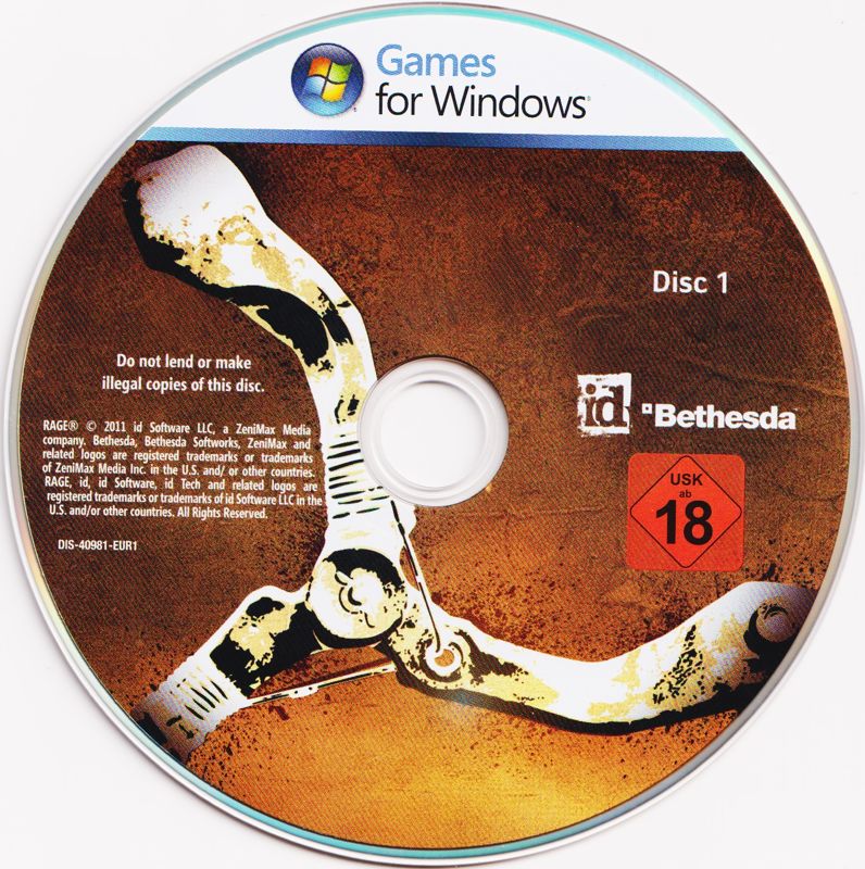 Media for Rage (Anarchy Edition) (Windows): Disc 1