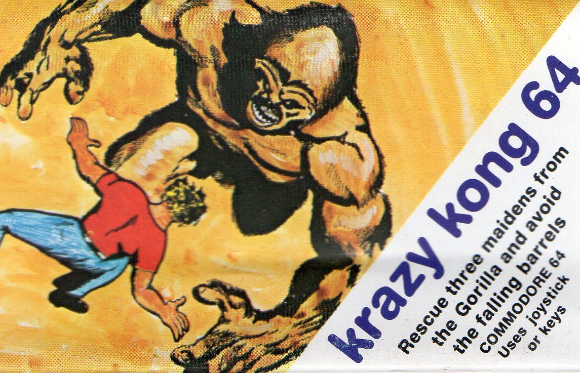 Front Cover for Krazy Kong (Commodore 64)