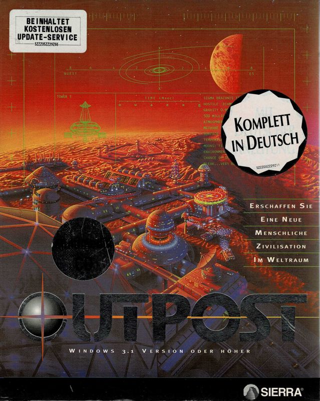 Front Cover for Outpost (Windows 3.x) (Full German release)