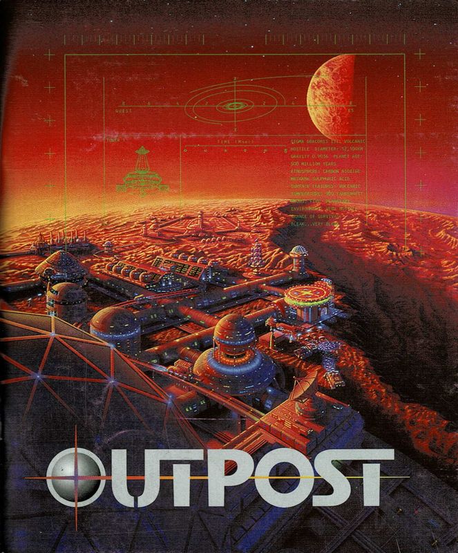 Manual for Outpost (Windows 16-bit) (Full German release): Front