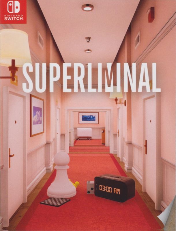 Manual for Superliminal (Nintendo Switch) (Super Rare Games #68): Front