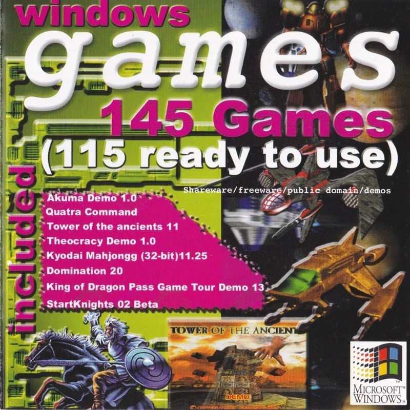 Windows Games cover or packaging material - MobyGames