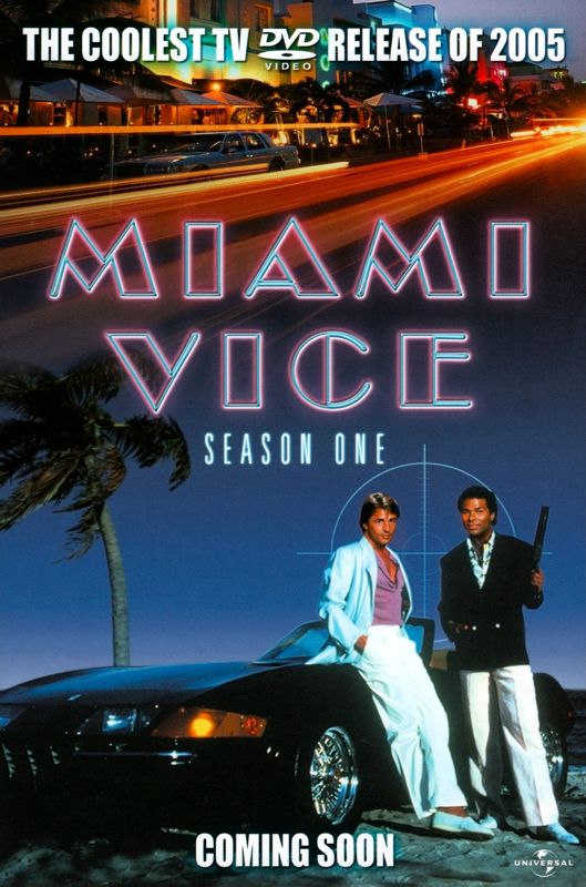 Advertisement for Miami Vice (Windows): Miami Vice Season One DVD Set - Front