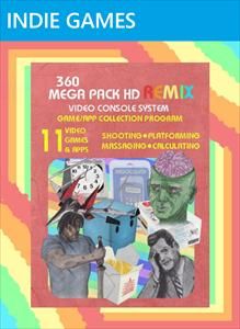 Front Cover for 360 Mega Pack HD Remix (Xbox 360) (XNA Indie release)