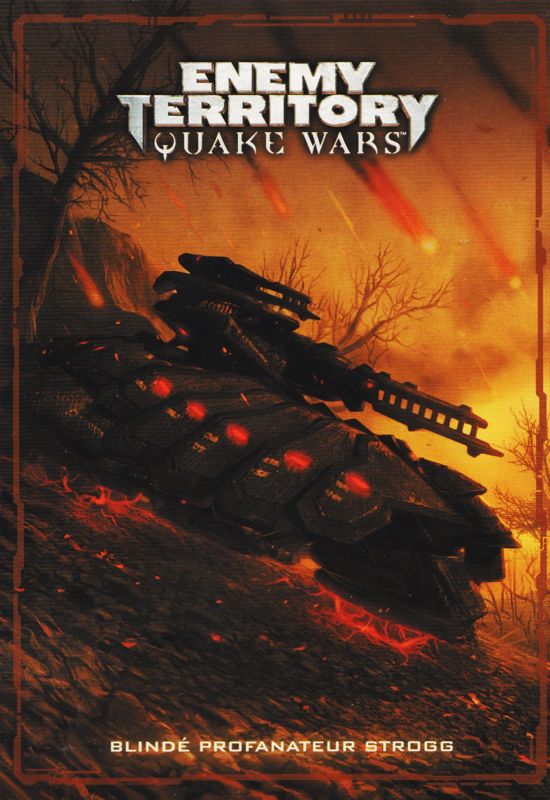 Extras for Enemy Territory: Quake Wars (Limited Collector's Edition) (Windows): Card #5 Front - Blindé Profanateur Strogg