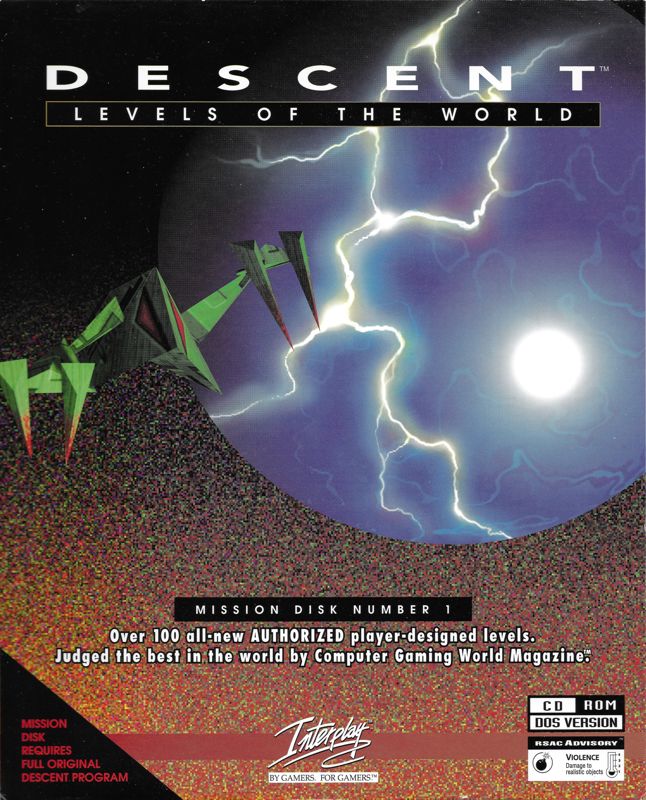 Front Cover for Descent: Levels of the World (DOS)