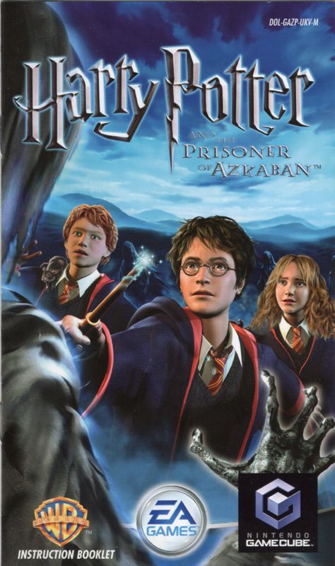 Manual for Harry Potter and the Prisoner of Azkaban (GameCube): Front
